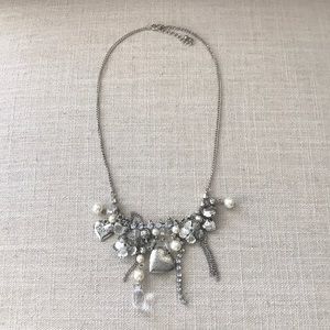 Silver necklace with charms from Forever 21
